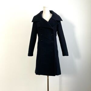 Vaute Couture Double Breasted Vegan Peacoat